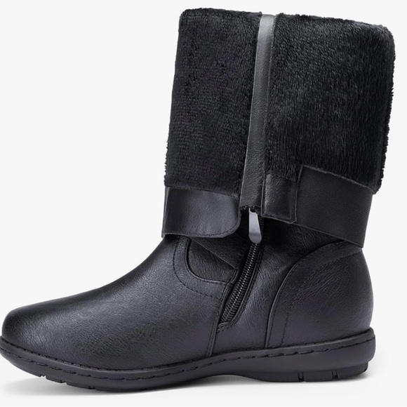 DREAM PAIRS Women’s Wide Calf Knee-High Winter Boots - Picture 5 of 9